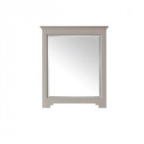 Newport 32 in. L x 27 in. W Framed Wall Mirror in French Gray