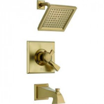 Dryden 1-Handle Tub and Shower Faucet Trim Kit in Champagne Bronze (Valve Not Included)