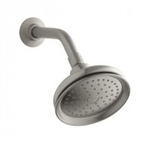 Fairfax 2.5 gpm Single-Function Wall-Mount 1-Spray Showerhead with Katalyst Spray in Vibrant Brushed Nickel