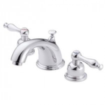 Sheridan 8 in. Widespread 2-Handle Low-Arc Bathroom Faucet in Chrome (DISCONTINUED)