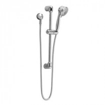 Traditional 5-Spray Handshower with Slide Bar in Polished Chrome