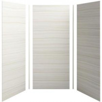 Choreograph 42in. X 42 in. x 96 in. 5-Piece Shower Wall Surround in VeinCut Dune for 96 in. Showers